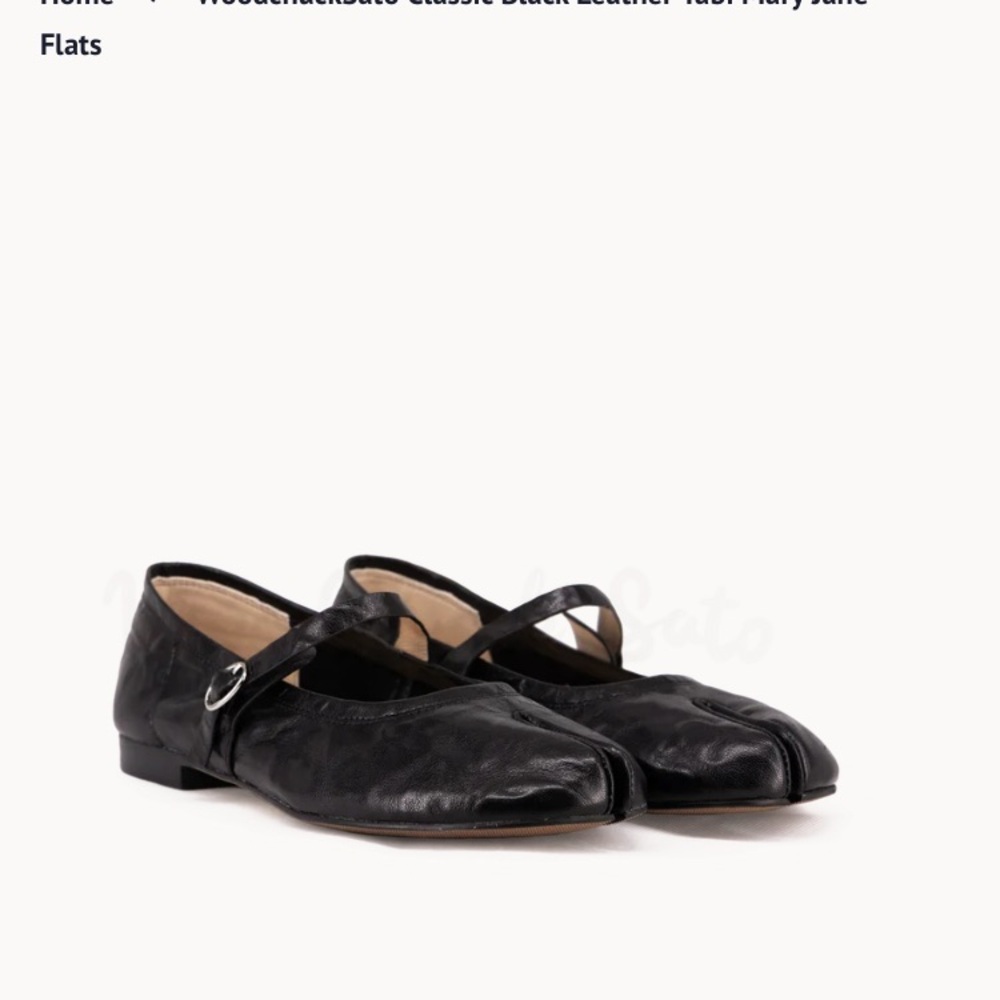 Woodchuck Sato Mary Jane Tabi flats